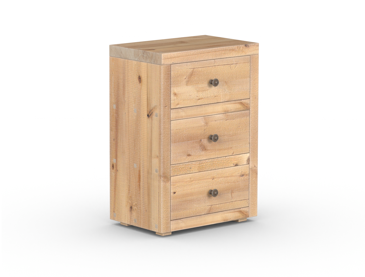 Branson 3 Drawer Bedside