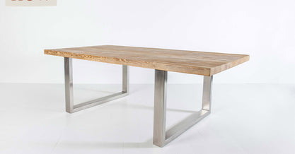 Cavendish Frameless Dining Table - Long Overhang