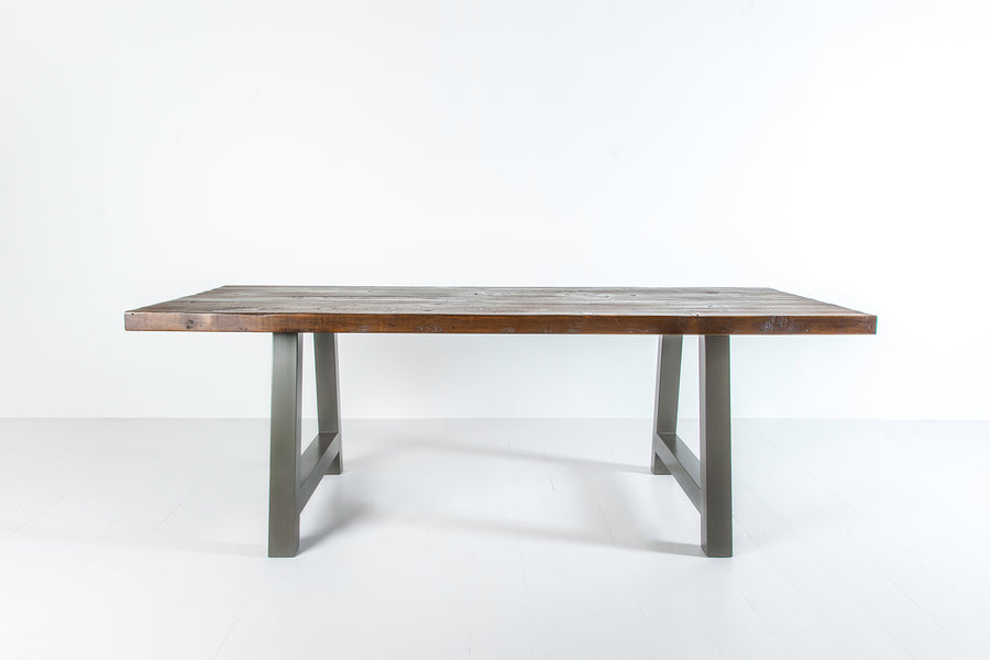 Rochester Dining Table - Long Overhang Custom Frame