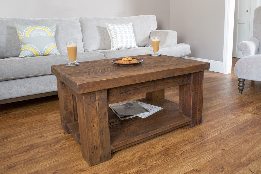 Hudson Coffee Table With Shelf